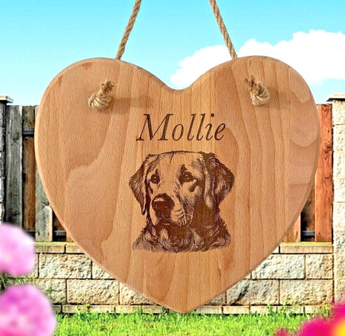 Targa tagliere cuore cane - targa/tagliere,