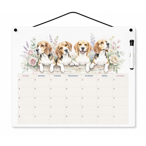 Beagle tavola calendario - beagle,