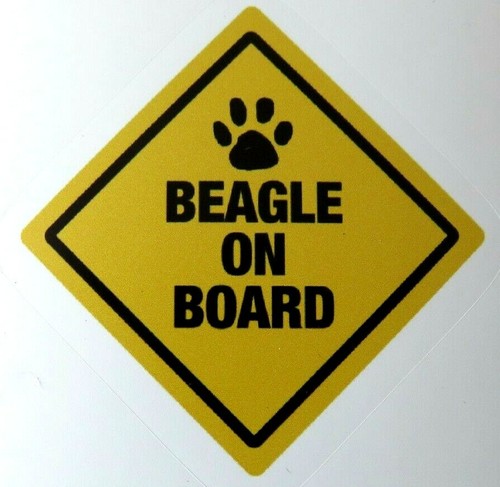 Adesivo beagle board - on,
