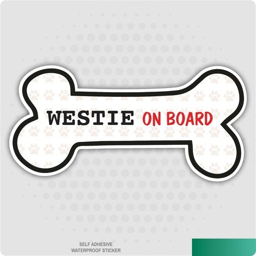 Dog board bone funny - on,
